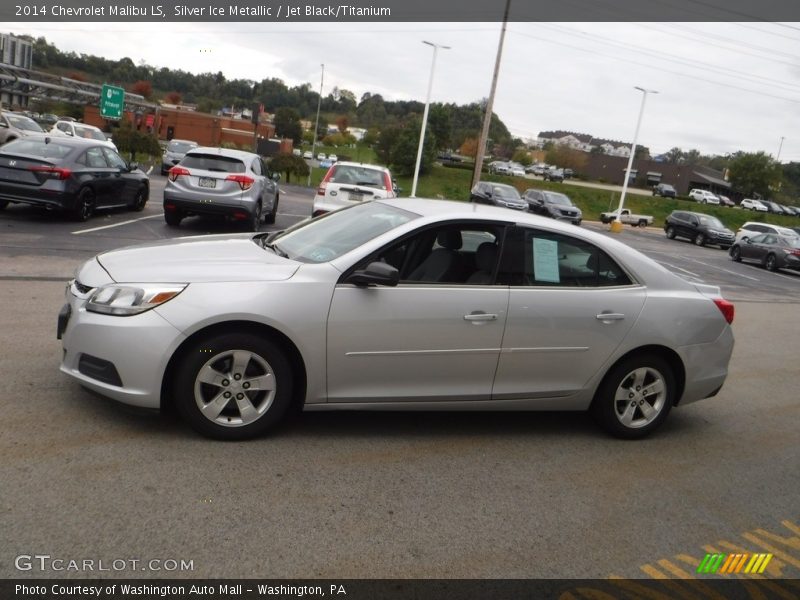 Silver Ice Metallic / Jet Black/Titanium 2014 Chevrolet Malibu LS