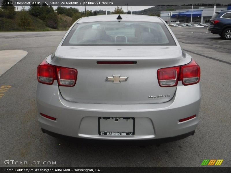 Silver Ice Metallic / Jet Black/Titanium 2014 Chevrolet Malibu LS