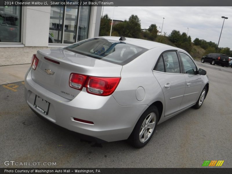 Silver Ice Metallic / Jet Black/Titanium 2014 Chevrolet Malibu LS