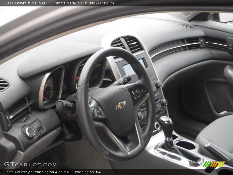 Silver Ice Metallic / Jet Black/Titanium 2014 Chevrolet Malibu LS