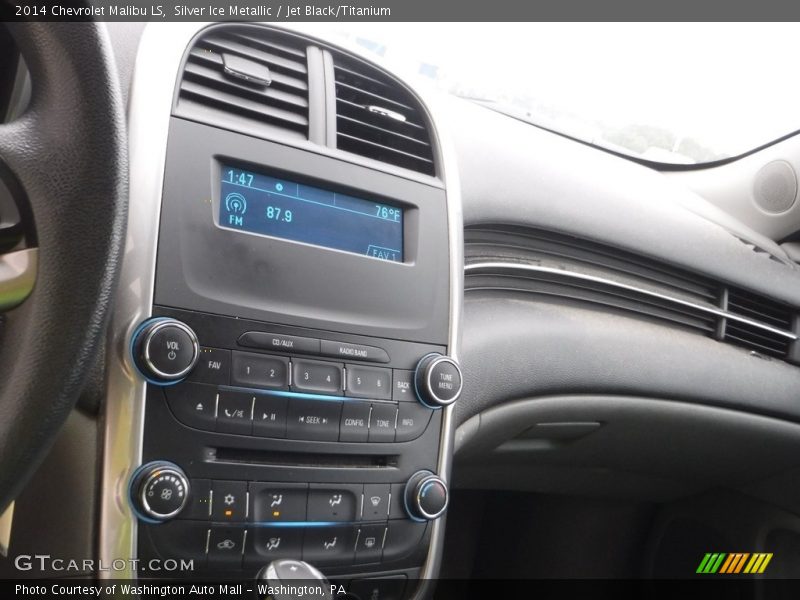 Silver Ice Metallic / Jet Black/Titanium 2014 Chevrolet Malibu LS