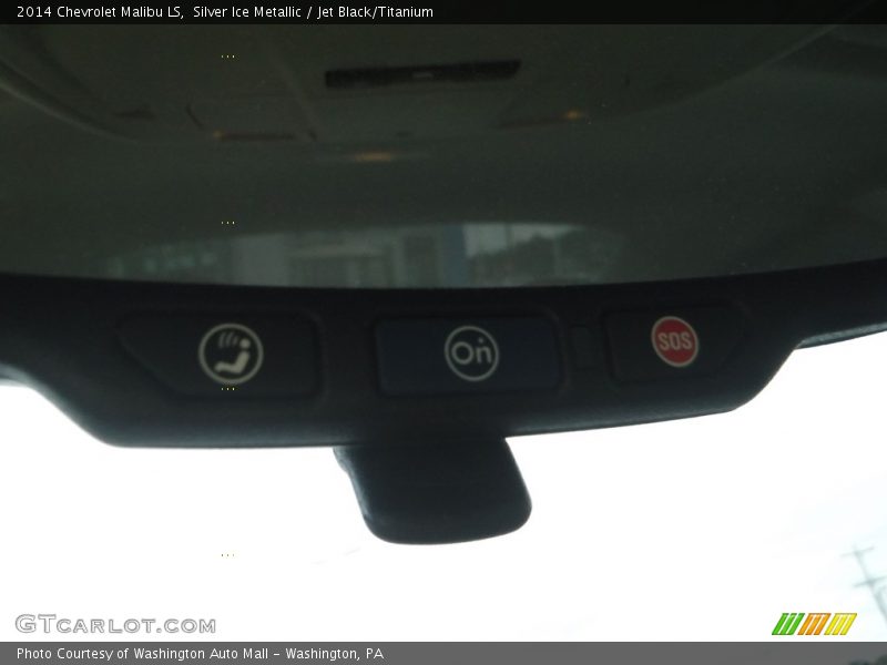 Silver Ice Metallic / Jet Black/Titanium 2014 Chevrolet Malibu LS