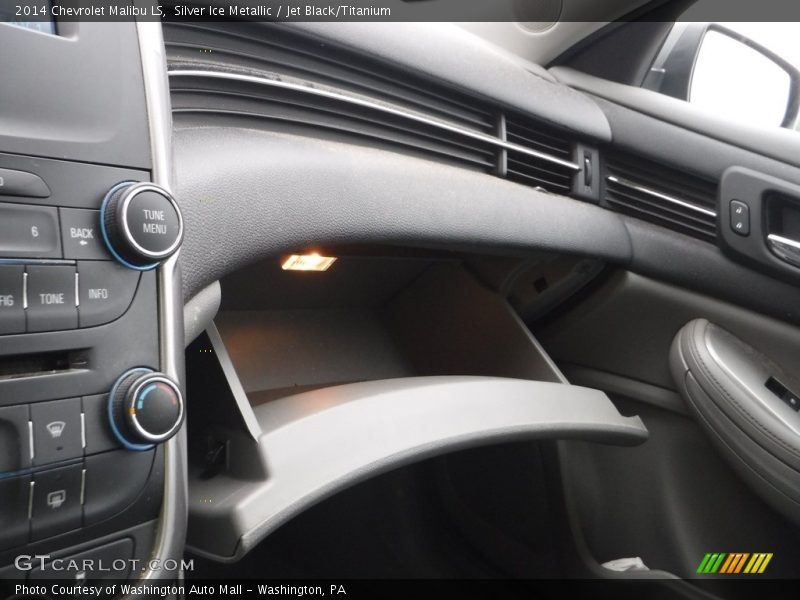 Silver Ice Metallic / Jet Black/Titanium 2014 Chevrolet Malibu LS