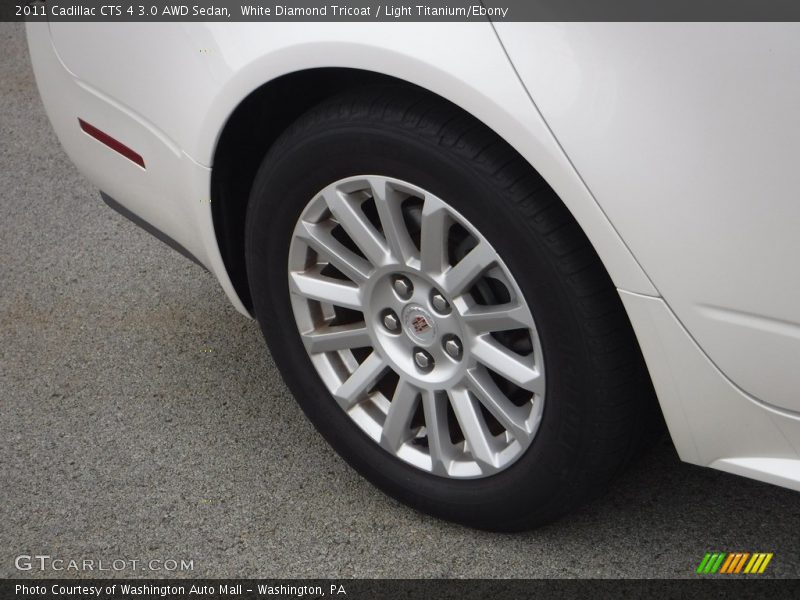 White Diamond Tricoat / Light Titanium/Ebony 2011 Cadillac CTS 4 3.0 AWD Sedan