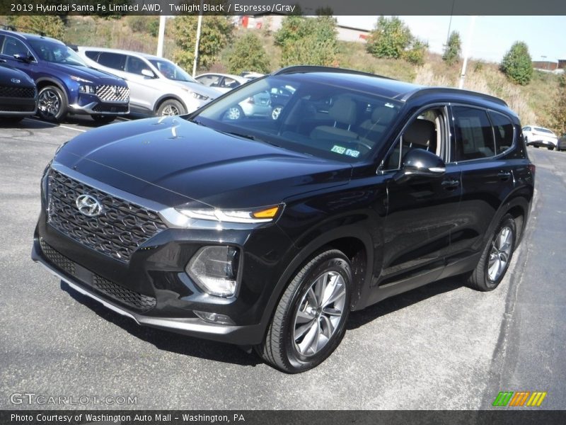 Twilight Black / Espresso/Gray 2019 Hyundai Santa Fe Limited AWD