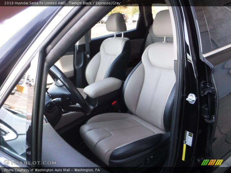 Twilight Black / Espresso/Gray 2019 Hyundai Santa Fe Limited AWD