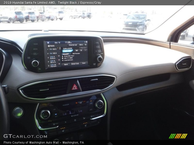 Twilight Black / Espresso/Gray 2019 Hyundai Santa Fe Limited AWD