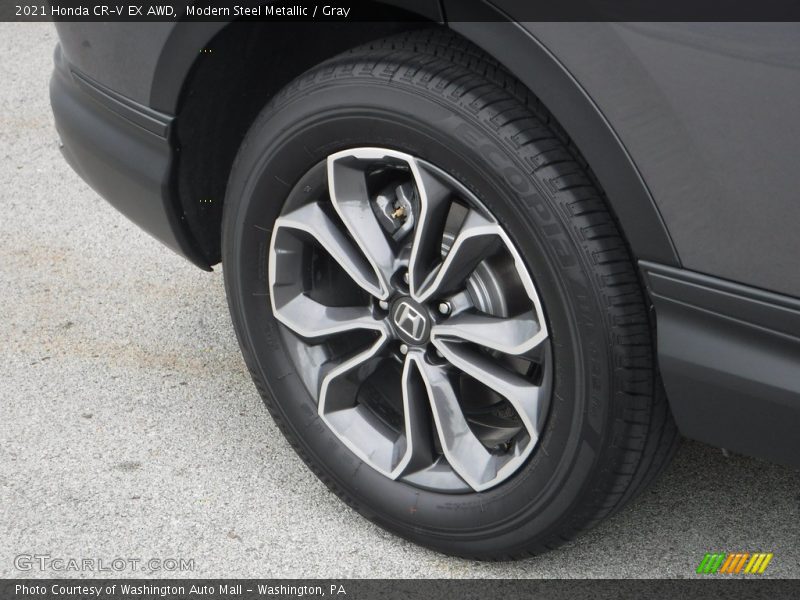 Modern Steel Metallic / Gray 2021 Honda CR-V EX AWD