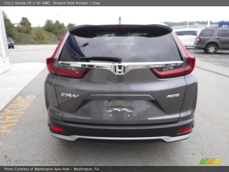 Modern Steel Metallic / Gray 2021 Honda CR-V EX AWD