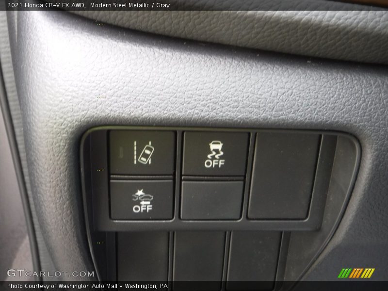 Modern Steel Metallic / Gray 2021 Honda CR-V EX AWD