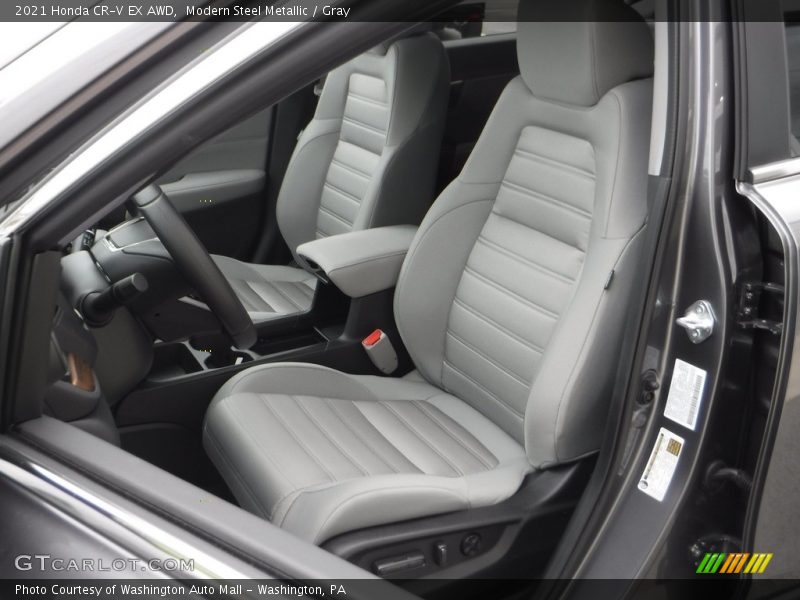 Modern Steel Metallic / Gray 2021 Honda CR-V EX AWD