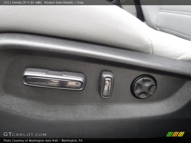 Modern Steel Metallic / Gray 2021 Honda CR-V EX AWD