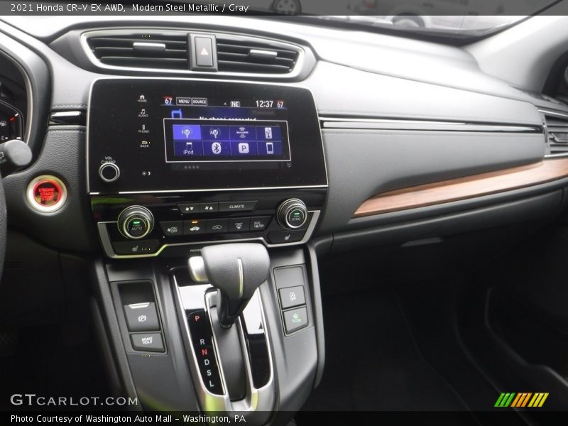 Modern Steel Metallic / Gray 2021 Honda CR-V EX AWD