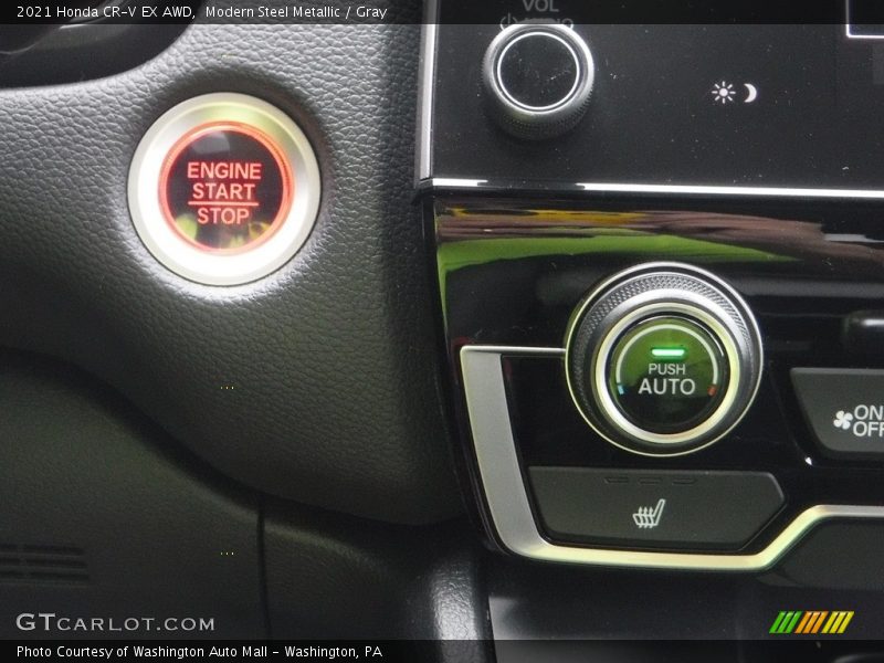 Modern Steel Metallic / Gray 2021 Honda CR-V EX AWD