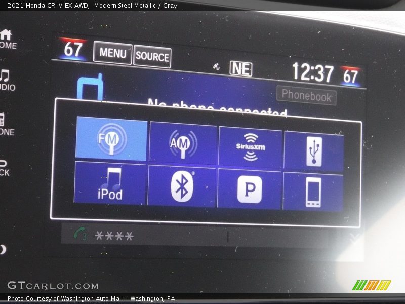 Modern Steel Metallic / Gray 2021 Honda CR-V EX AWD