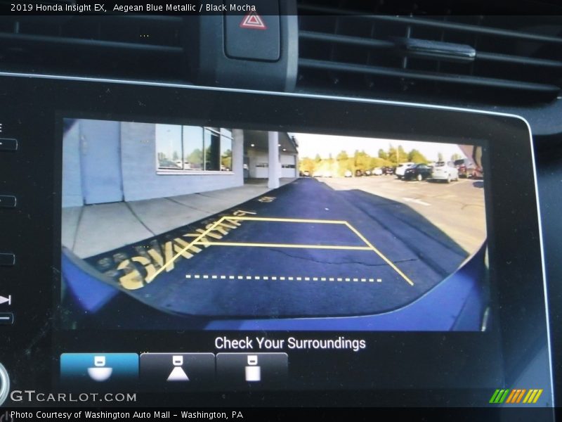 Aegean Blue Metallic / Black Mocha 2019 Honda Insight EX