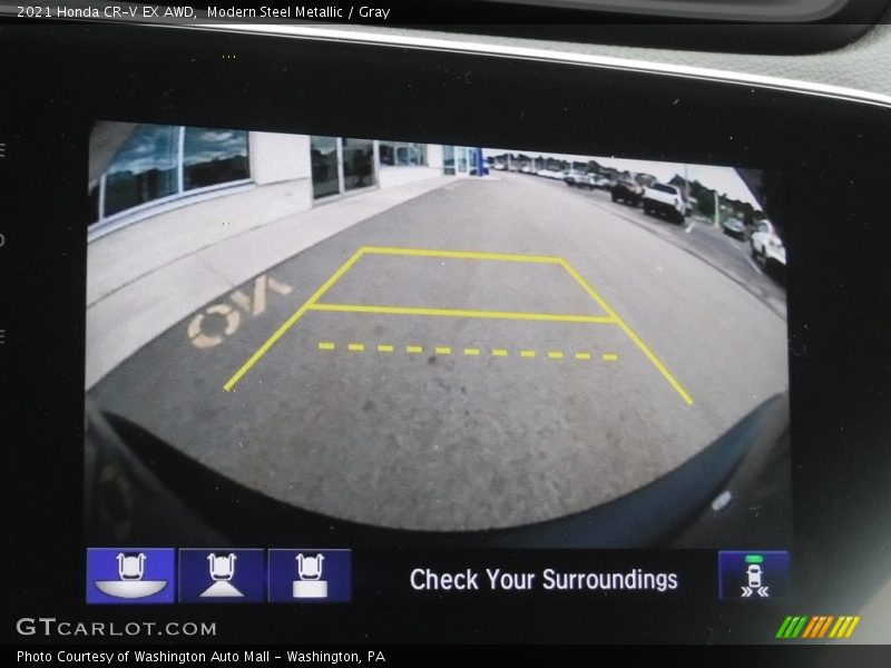 Modern Steel Metallic / Gray 2021 Honda CR-V EX AWD