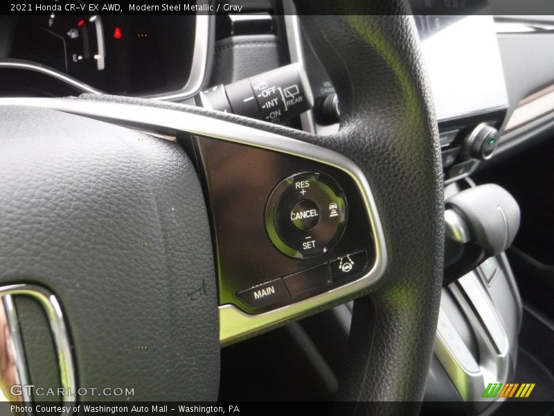 Modern Steel Metallic / Gray 2021 Honda CR-V EX AWD