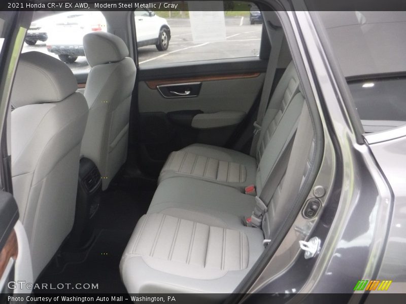 Modern Steel Metallic / Gray 2021 Honda CR-V EX AWD