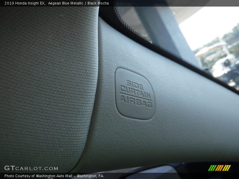 Aegean Blue Metallic / Black Mocha 2019 Honda Insight EX