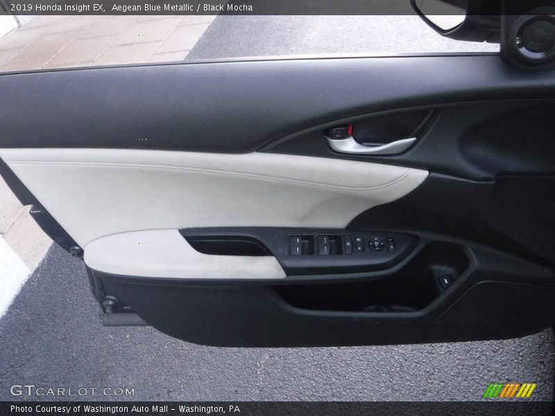 Aegean Blue Metallic / Black Mocha 2019 Honda Insight EX