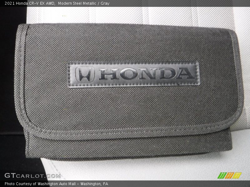 Modern Steel Metallic / Gray 2021 Honda CR-V EX AWD