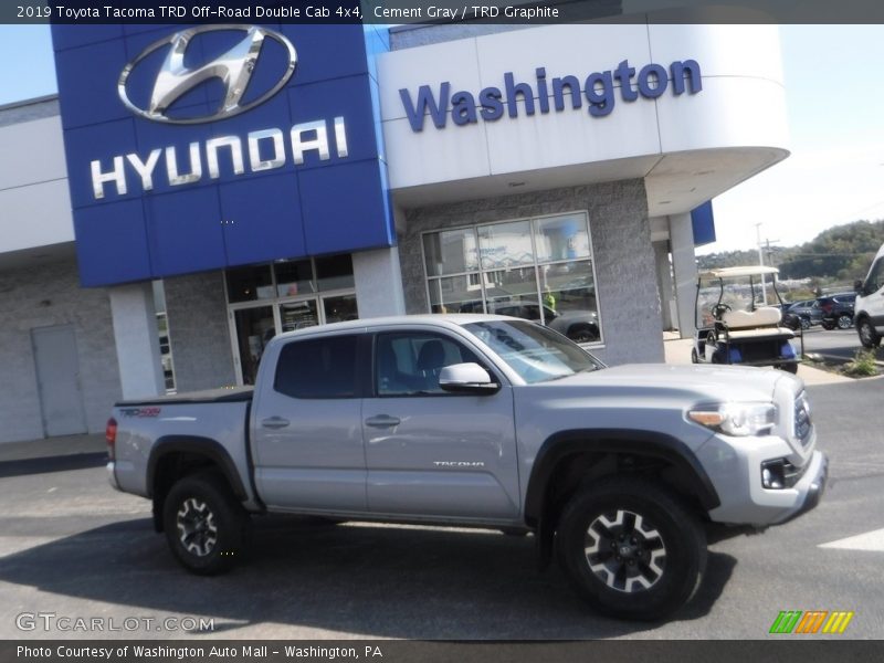 Cement Gray / TRD Graphite 2019 Toyota Tacoma TRD Off-Road Double Cab 4x4