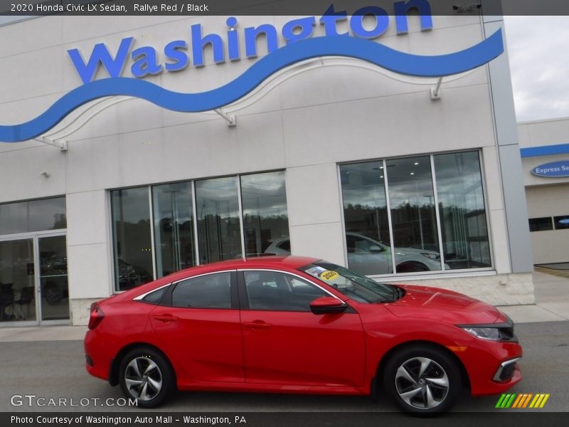 Rallye Red / Black 2020 Honda Civic LX Sedan