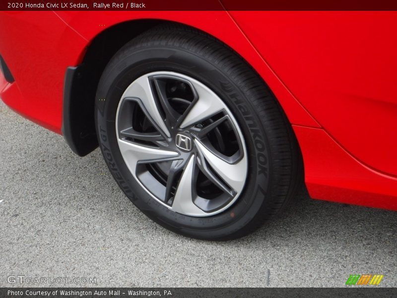 Rallye Red / Black 2020 Honda Civic LX Sedan