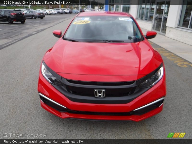 Rallye Red / Black 2020 Honda Civic LX Sedan