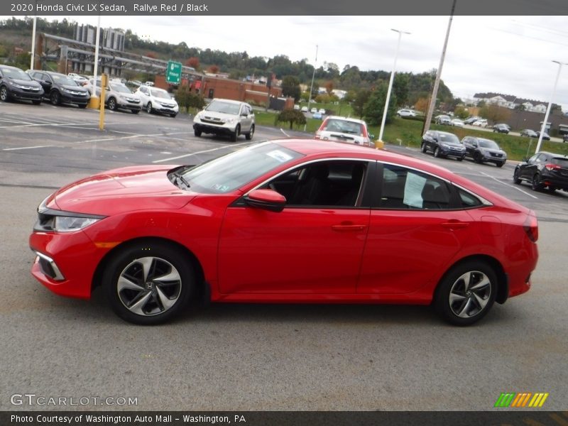 Rallye Red / Black 2020 Honda Civic LX Sedan