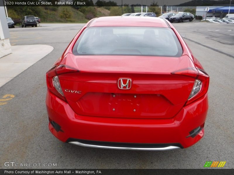 Rallye Red / Black 2020 Honda Civic LX Sedan