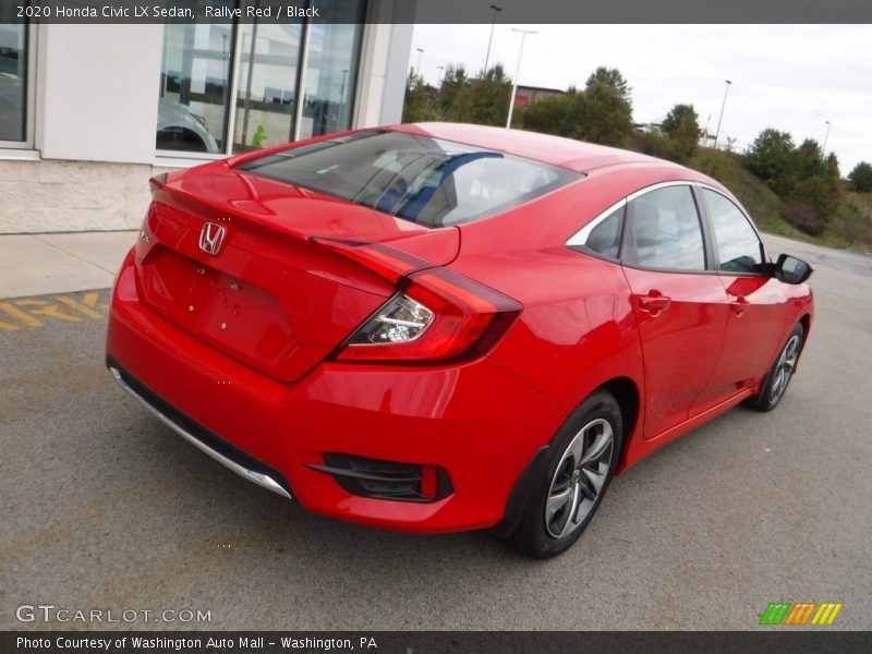 Rallye Red / Black 2020 Honda Civic LX Sedan