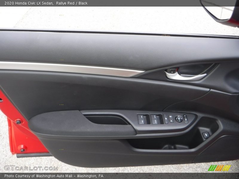 Rallye Red / Black 2020 Honda Civic LX Sedan