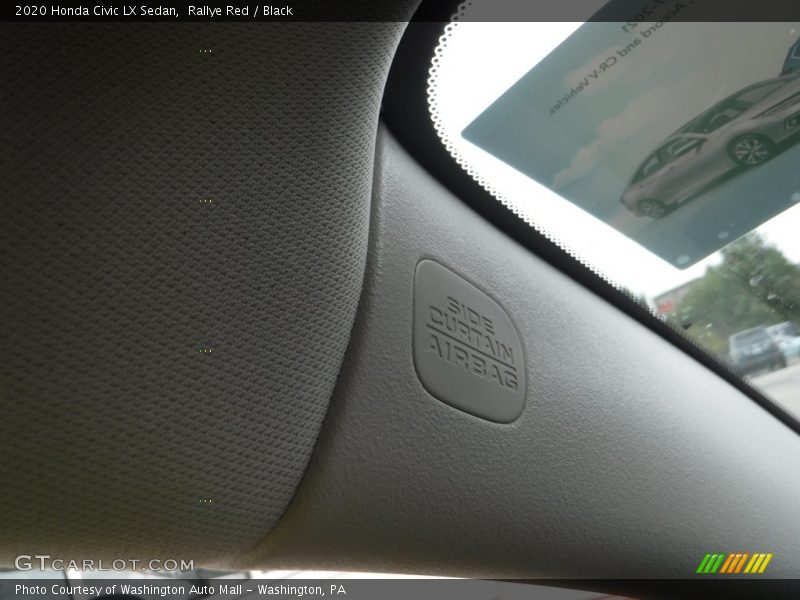 Rallye Red / Black 2020 Honda Civic LX Sedan