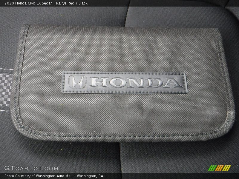 Rallye Red / Black 2020 Honda Civic LX Sedan
