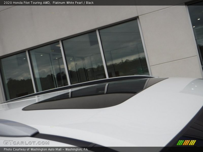 Platinum White Pearl / Black 2020 Honda Pilot Touring AWD