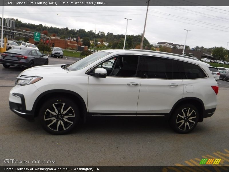 Platinum White Pearl / Black 2020 Honda Pilot Touring AWD