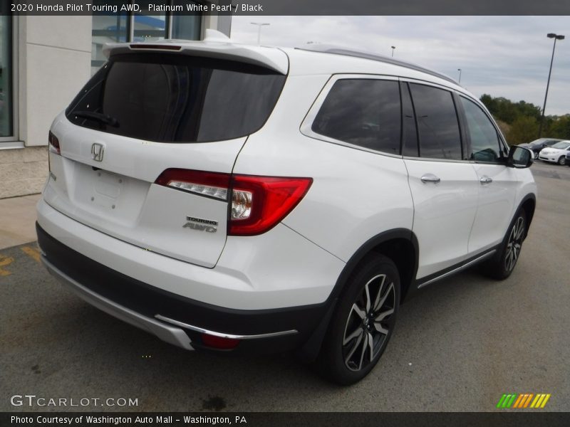 Platinum White Pearl / Black 2020 Honda Pilot Touring AWD