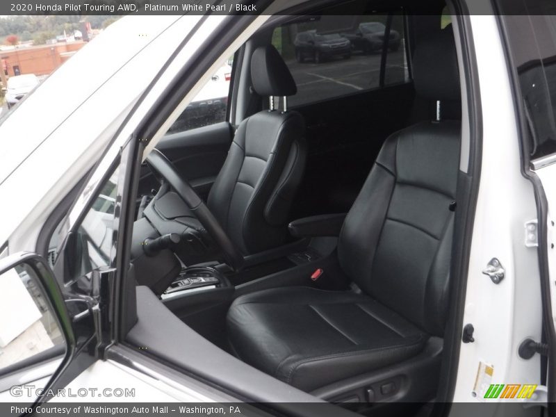 Platinum White Pearl / Black 2020 Honda Pilot Touring AWD