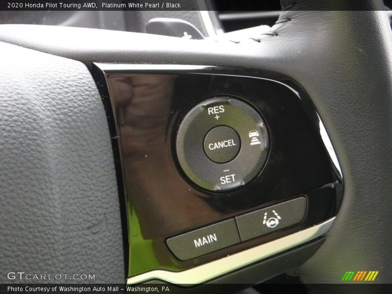 Platinum White Pearl / Black 2020 Honda Pilot Touring AWD