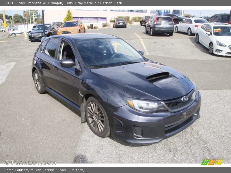 Dark Gray Metallic / Carbon Black 2011 Subaru Impreza WRX Wagon