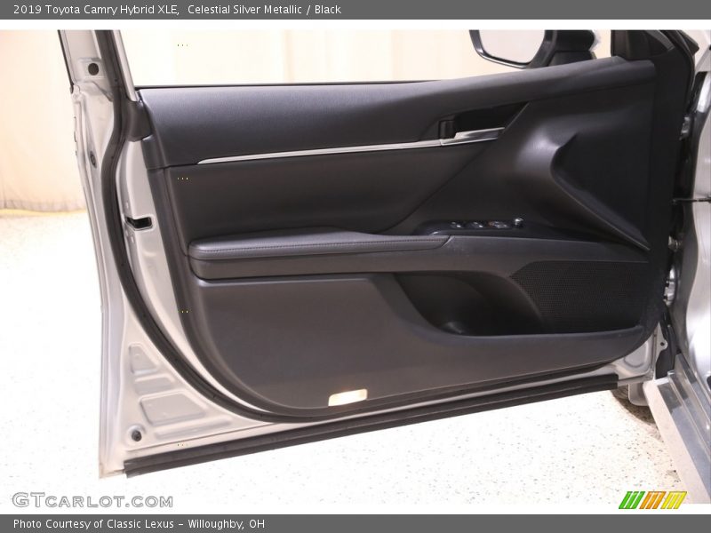 Celestial Silver Metallic / Black 2019 Toyota Camry Hybrid XLE