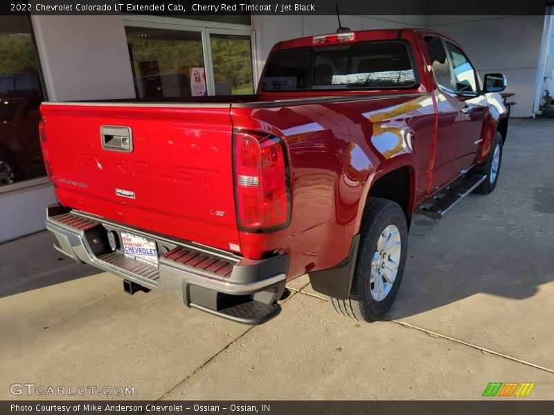 Cherry Red Tintcoat / Jet Black 2022 Chevrolet Colorado LT Extended Cab