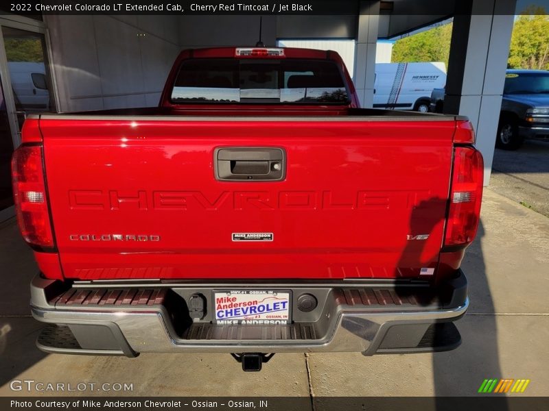 Cherry Red Tintcoat / Jet Black 2022 Chevrolet Colorado LT Extended Cab