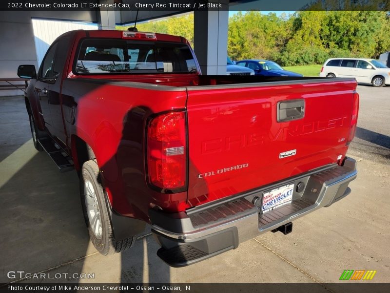 Cherry Red Tintcoat / Jet Black 2022 Chevrolet Colorado LT Extended Cab
