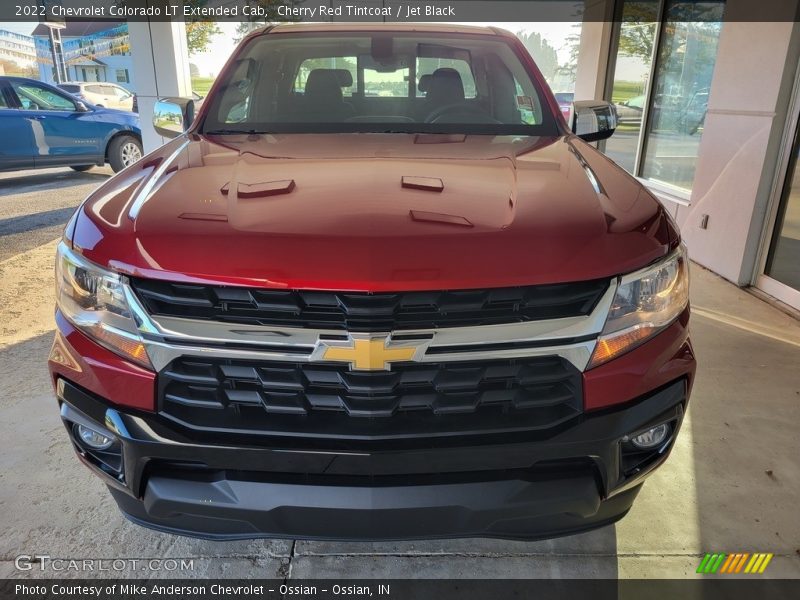 Cherry Red Tintcoat / Jet Black 2022 Chevrolet Colorado LT Extended Cab