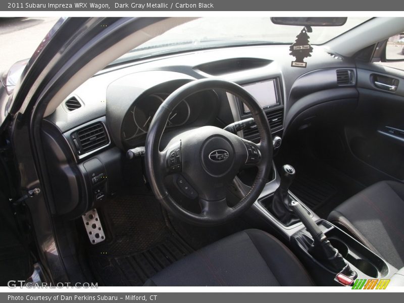Dark Gray Metallic / Carbon Black 2011 Subaru Impreza WRX Wagon