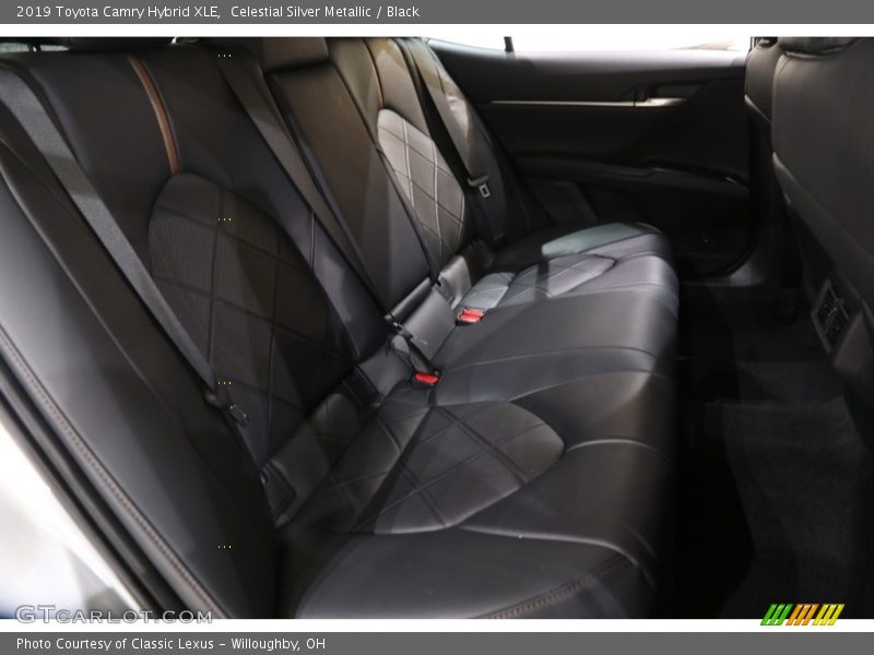 Celestial Silver Metallic / Black 2019 Toyota Camry Hybrid XLE