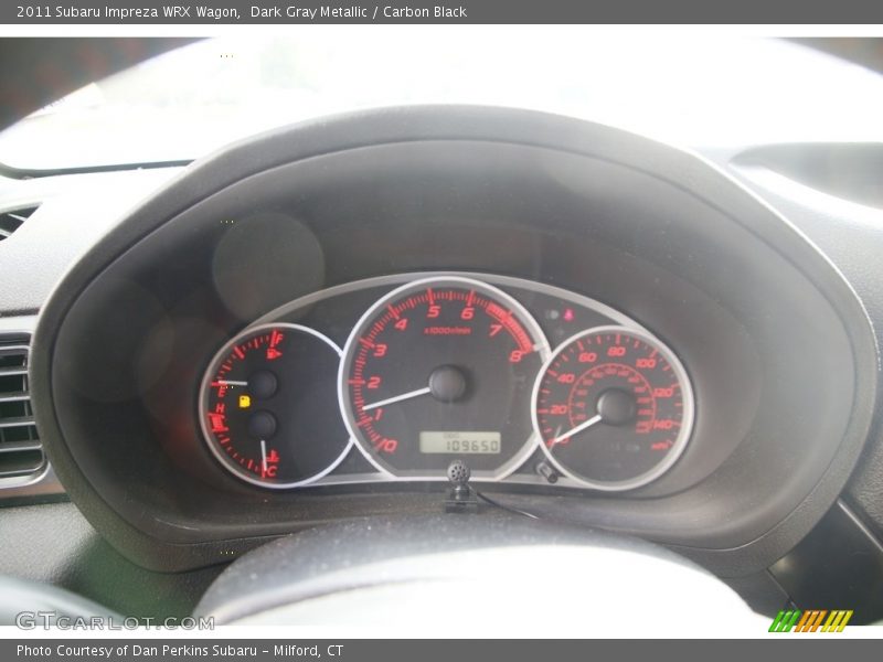 Dark Gray Metallic / Carbon Black 2011 Subaru Impreza WRX Wagon